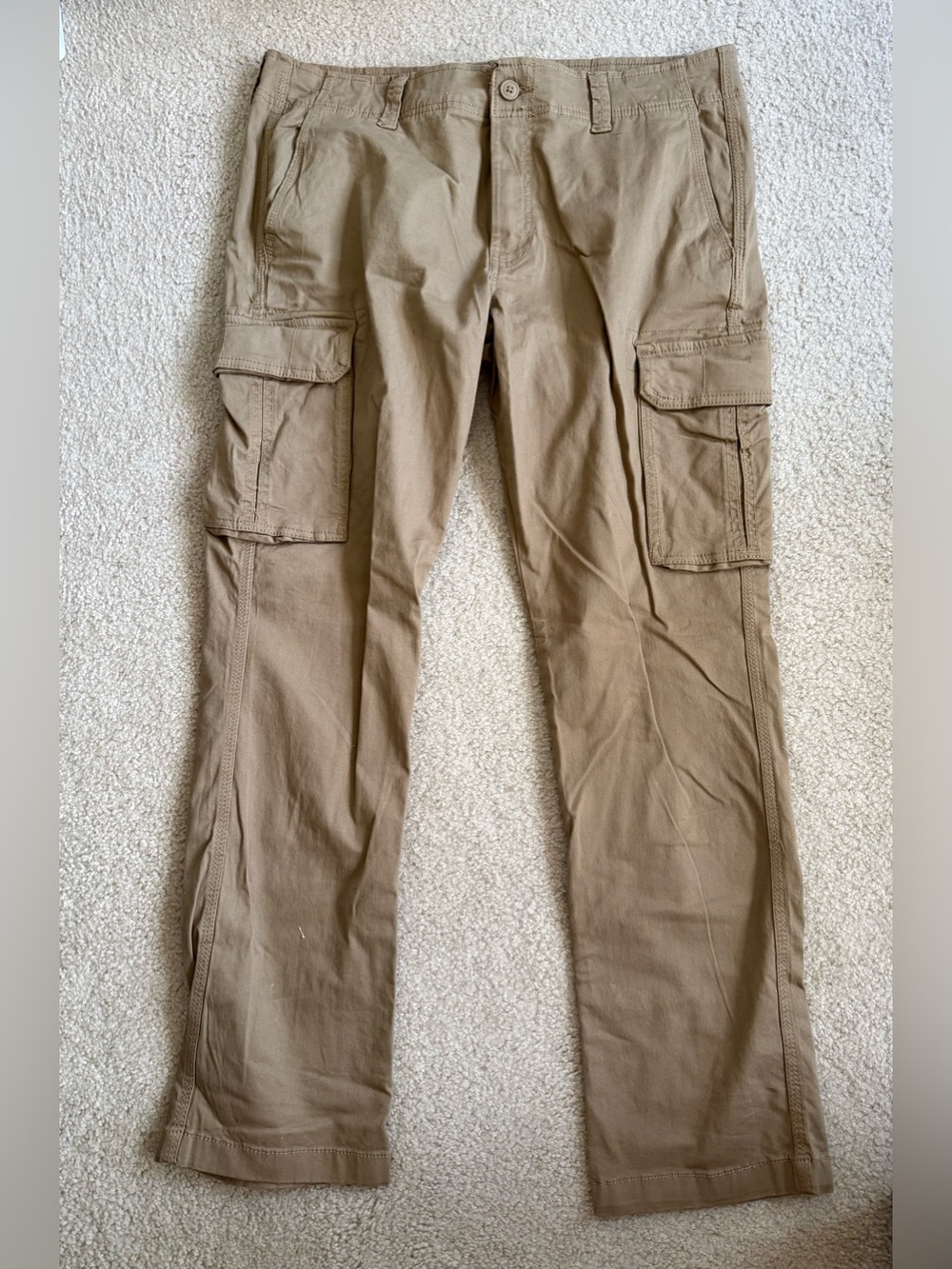 Goodfellow & Co Khaki Cargo Pants with Multiple Pockets
